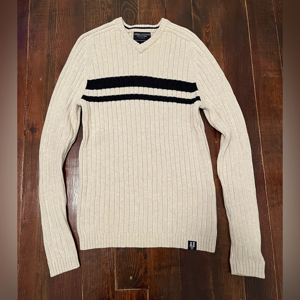 American Eagle Vintage Y2K Ribbed Sweater